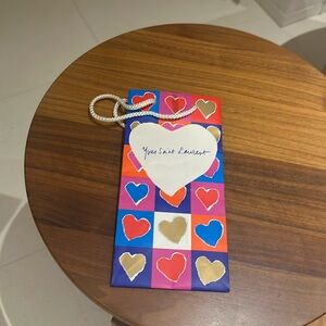Gorgeous limited edition Yves Saint Laurent Heart paper bag.